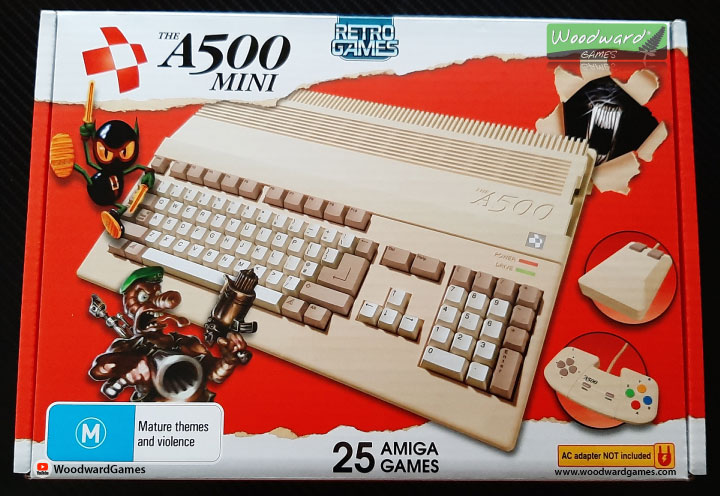 A500 Mini Box Cover - Woodward Games