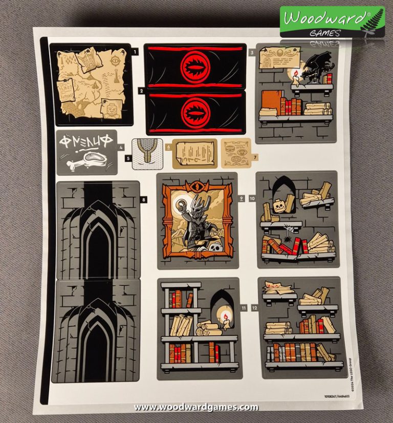 Baraddur LEGO stickers Woodward Games Woodward Games